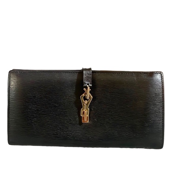 Gucci Limited Edition Horsebit Clasp Black Bifold Long Wallet Host Pick - Picture 6 of 13